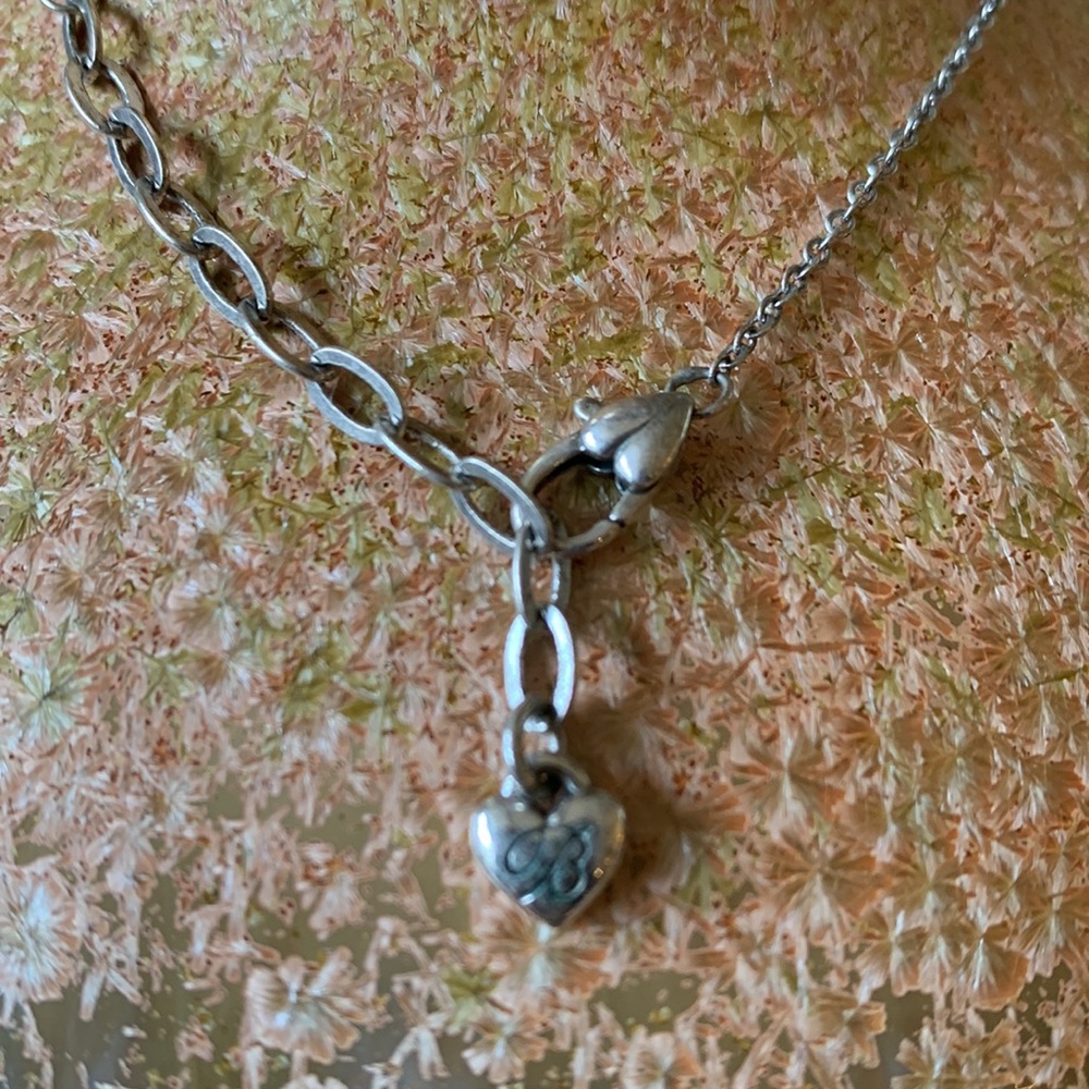 Adorable Brighton Crystal Butterfly Pendant and Mother of Pearl Charm Necklace - Picture 3 of 3